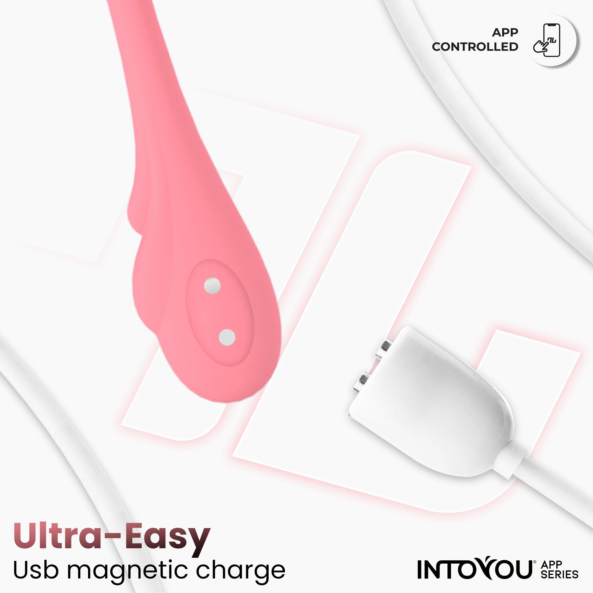 INTOYOU APP SERIES Vibrating Egg with Waving Motion and USB App