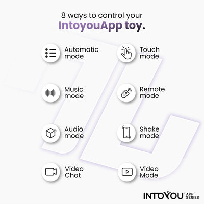 Série d'applications INTOYOU Bimby Vibrateur avec langue à mordiller et à double tapotement avec application