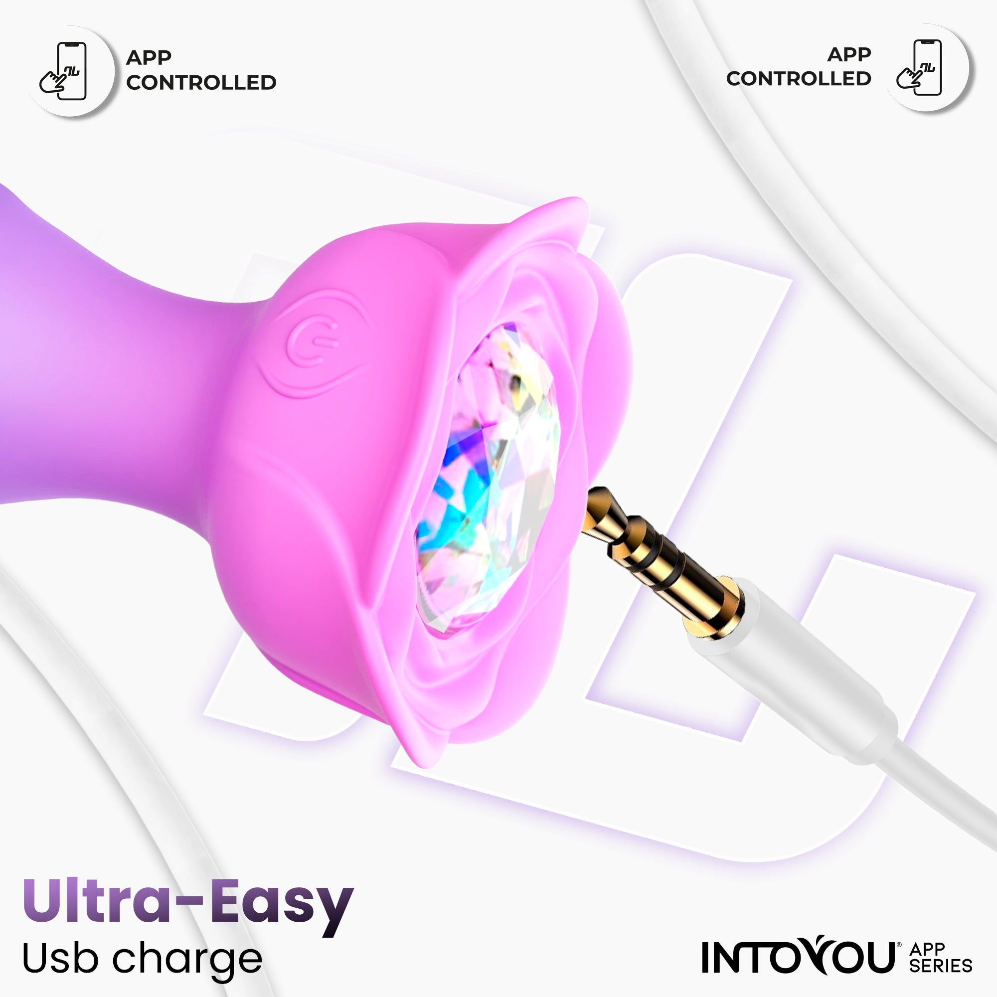 INTOYOU APP SERIES Moxy Plug Anal con Rotación 360º con App