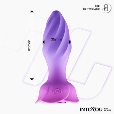 Série d'applications INTOYOU : Plug anal Moxy avec rotation à 360° via application