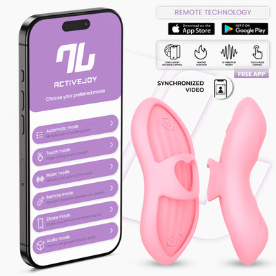 Laia Estimulador de Dedo con Calor y Funda con APP Rosa