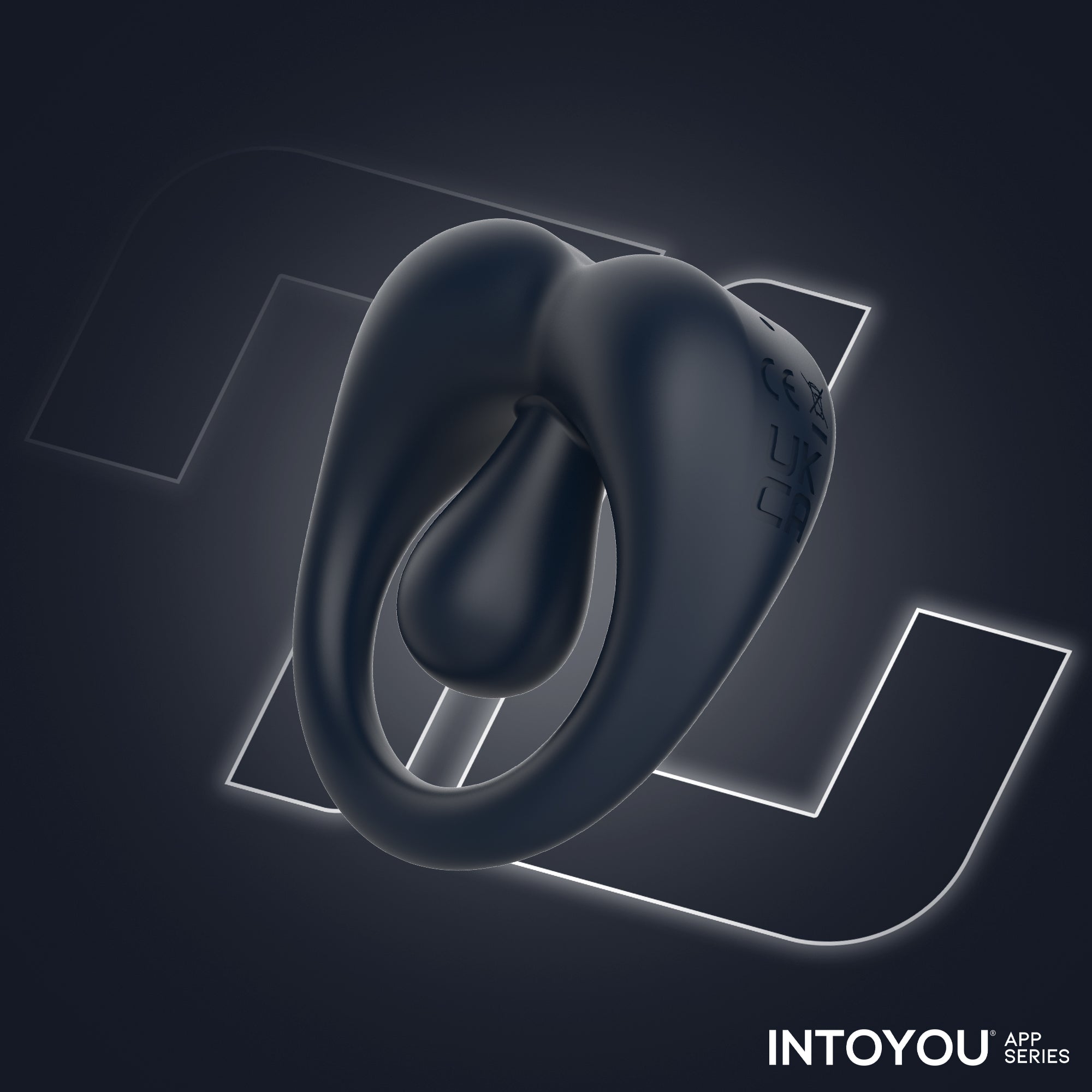 Kenny Anillo Vibrador con Estimulador de Clítoris y APP Azul Oscuro