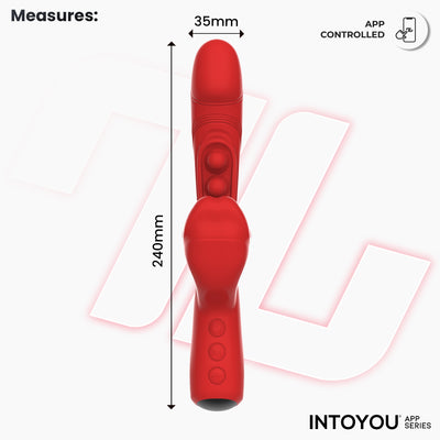 Trixy Vibrador con Tapping y Biting con App