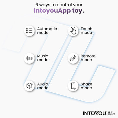 Culotte vibrante INTOYOU APP SERIES avec application, silicone bleu