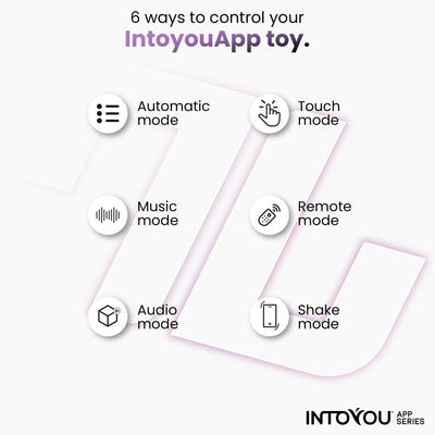 Vibromasseur Sendel de la série INTOYOU avec anneau à bille interne, mouvements de haut en bas et pulsations via l'application