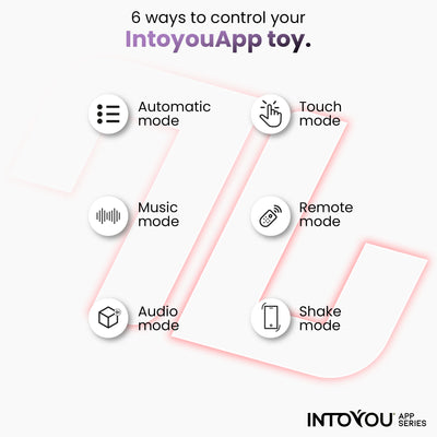 INTOYOU APP SERIES Vibrateur Ascen avec mouvement de va-et-vient et application USB magnétique