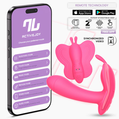 Wingy Estimulador Mariposa con APP Púrpura
