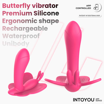 Wingy Estimulador Mariposa con APP Púrpura