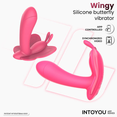 Wingy Estimulador Mariposa con APP Púrpura