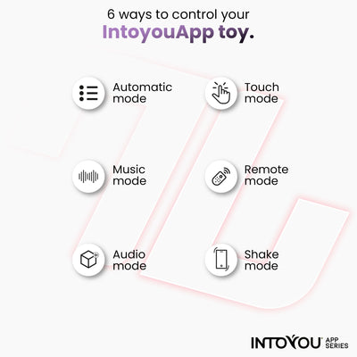 Œuf vibrant INTOYOU APP SERIES avec mouvement ondulatoire et application USB