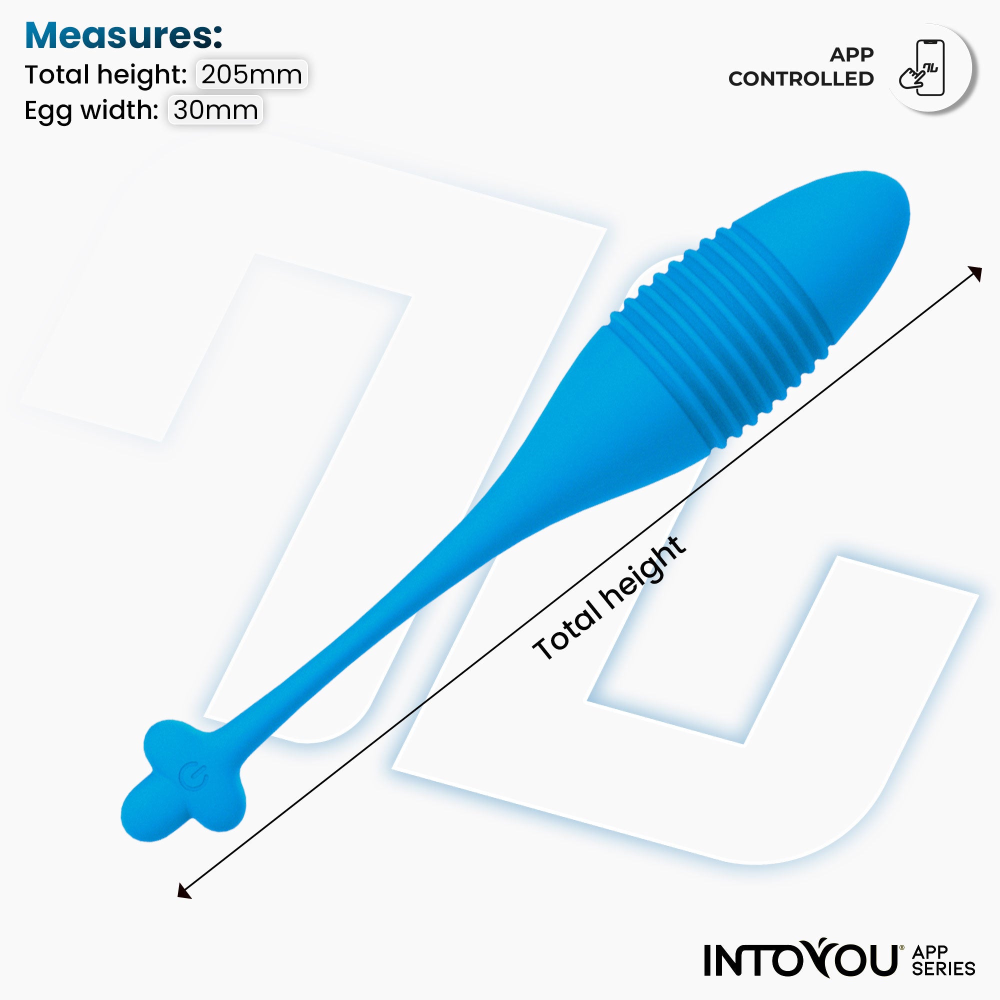 INTOYOU APP SERIES Huevo con Up and Down (Thrusting) y APP USB