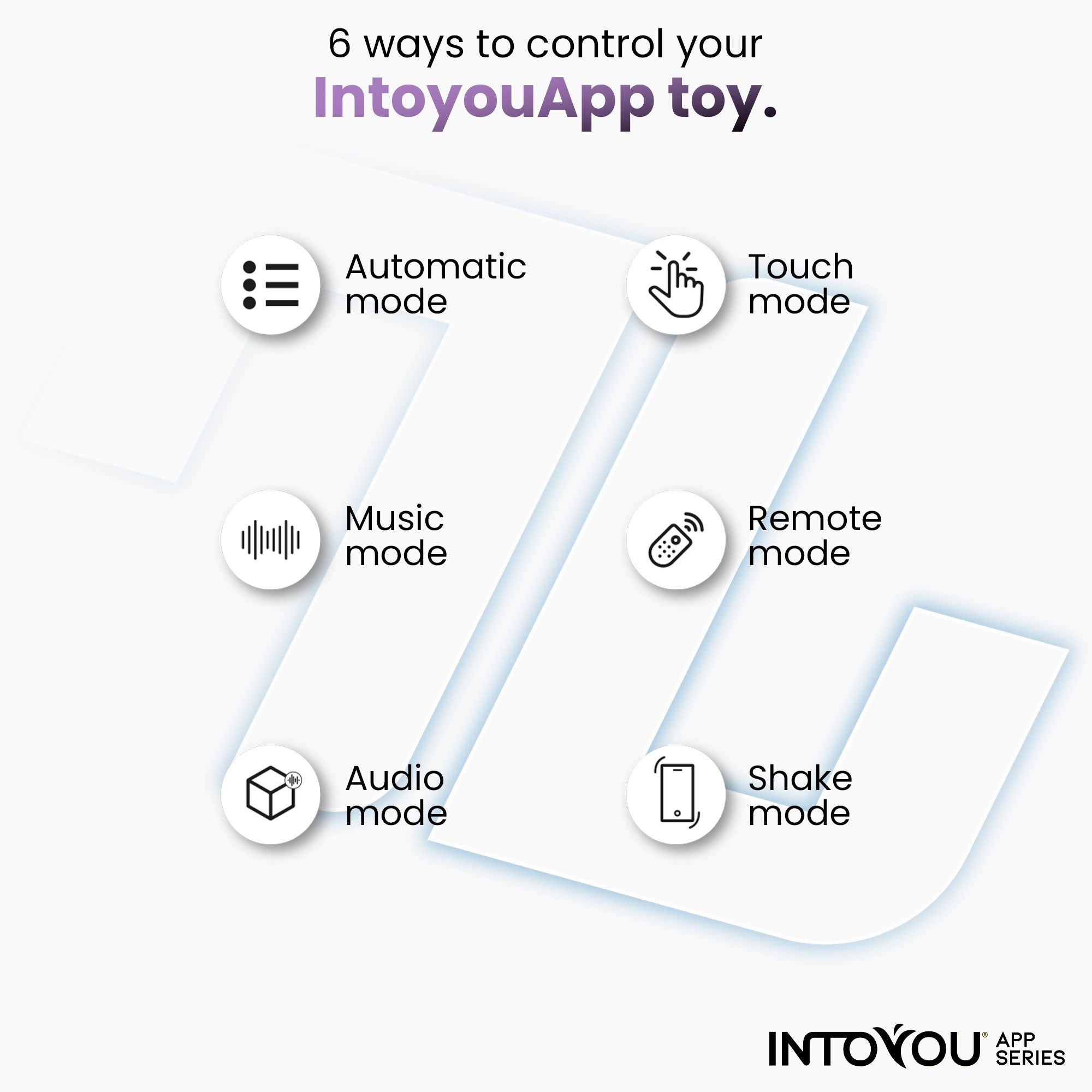 Œuf INTOYOU APP SERIES avec fonction de poussée verticale et USB pour application