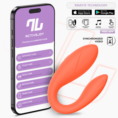 INTOYOU APP SERIES Jouet pour couples avec application en silicone souple à la lavande