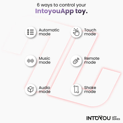 INTOYOU APP SERIES Stimulateur de langue vibrant Rondy avec application