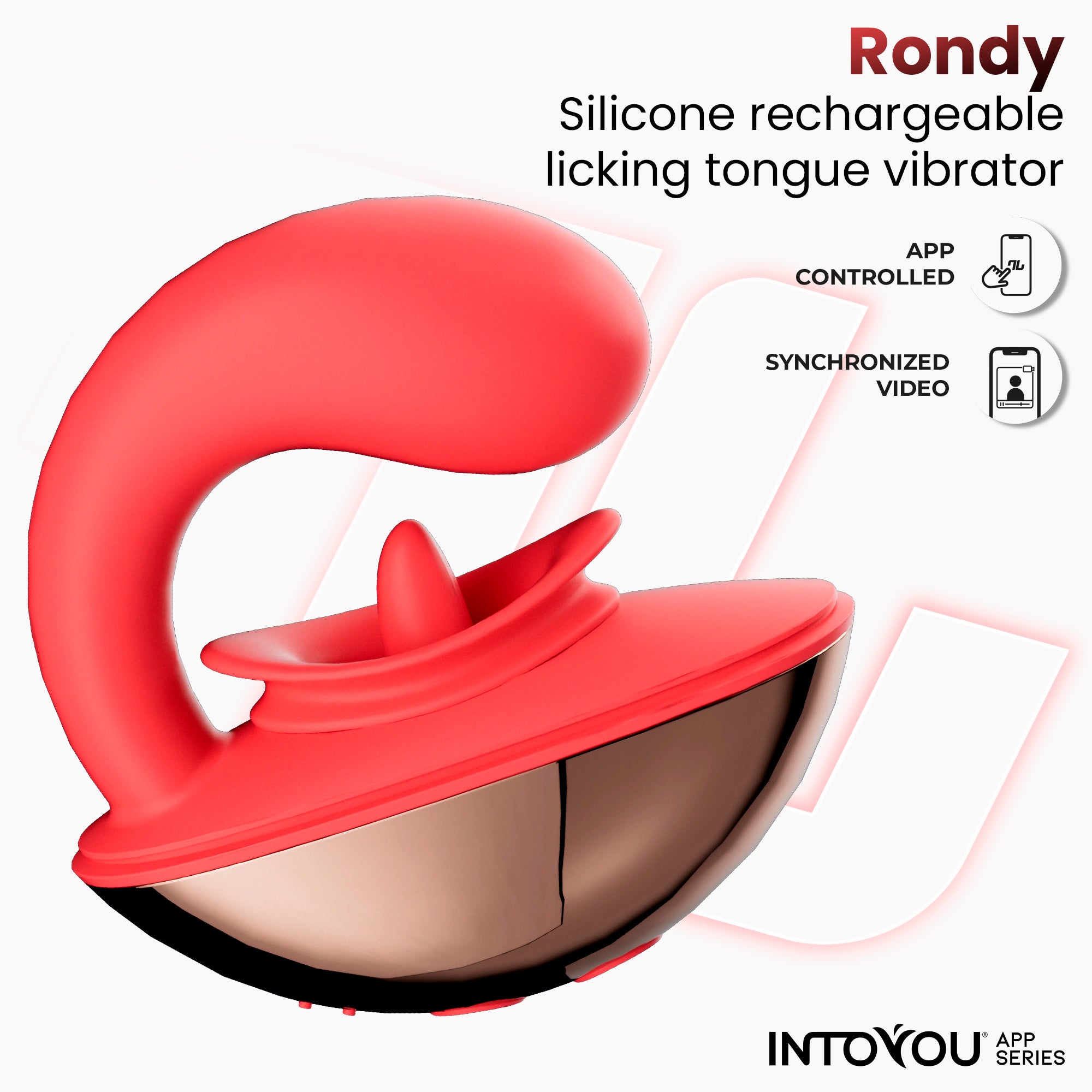 INTOYOU APP SERIES Rondy Estimulador con Vibración y Lengua con App