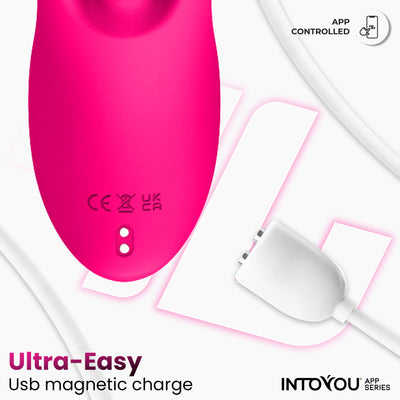 Série d'applications INTOYOU : vibromasseur Derek Finger Motion avec 3 moteurs et application