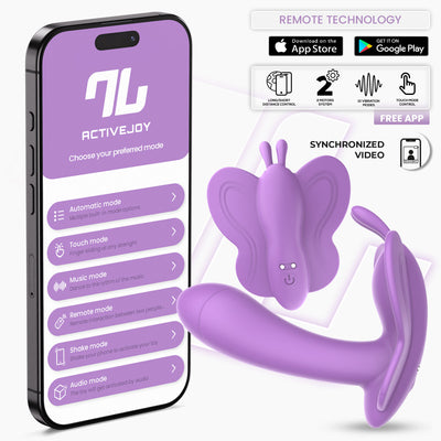 Wingy Estimulador Mariposa con APP Púrpura