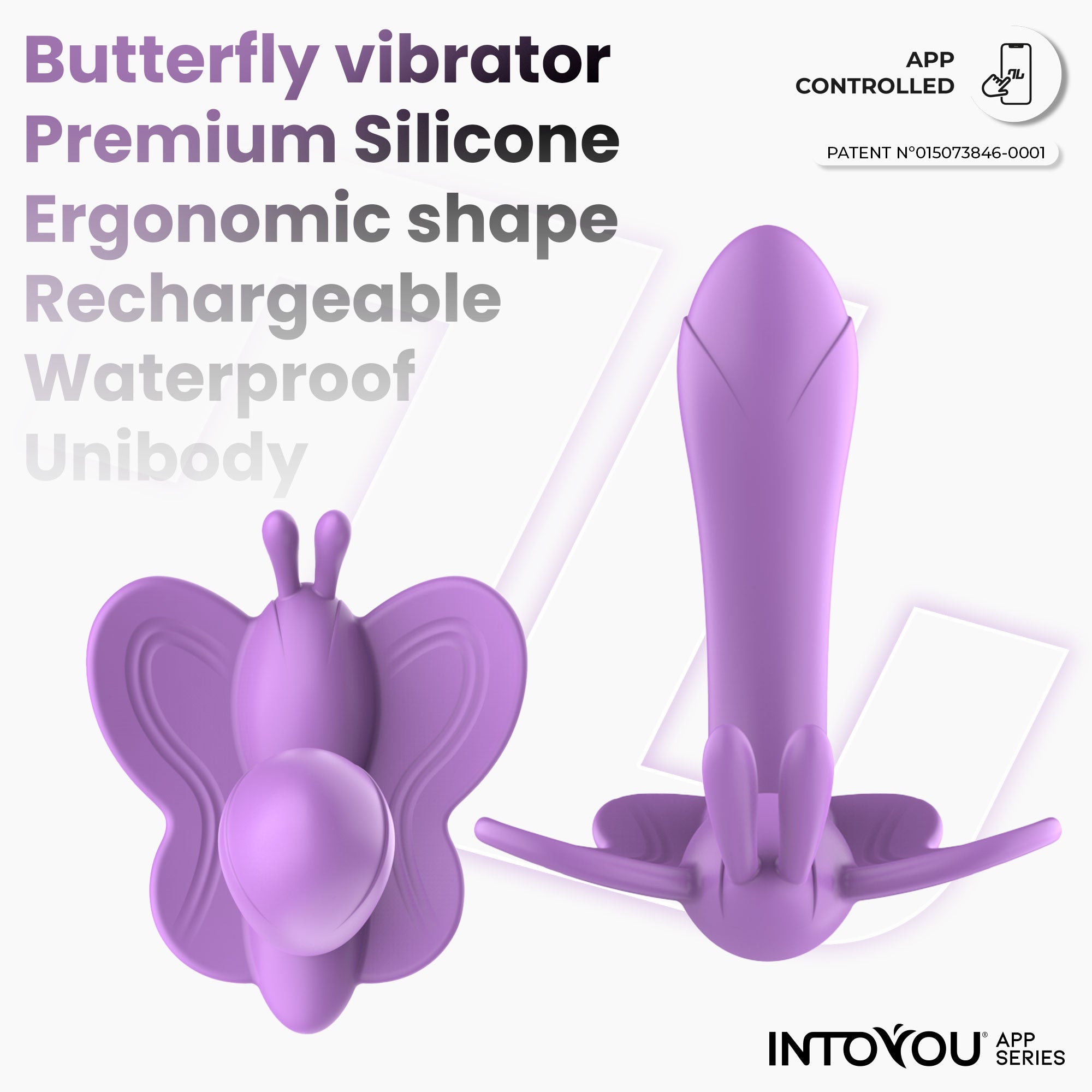 INTOYOU APP SERIES Wingy Estimulador Mariposa con APP Lavanda