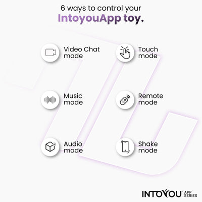 INTOYOU APP SERIES Stimulateur papillon ailé avec application Lavande