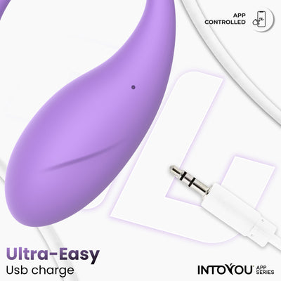 Œuf vibrant Bulby de la série INTOYOU APP avec application Lavande