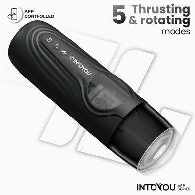 Série INTOYOU APP Egor Masturbateur masculin avec rotation et poussée via application