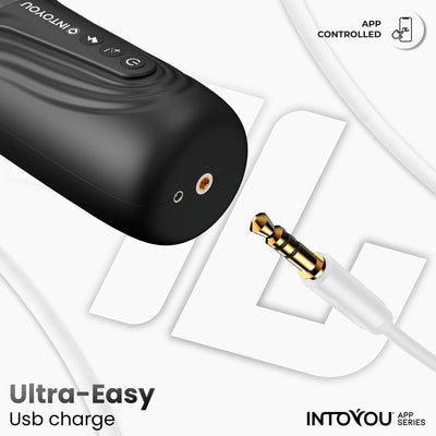 Série INTOYOU APP Egor Masturbateur masculin avec rotation et poussée via application