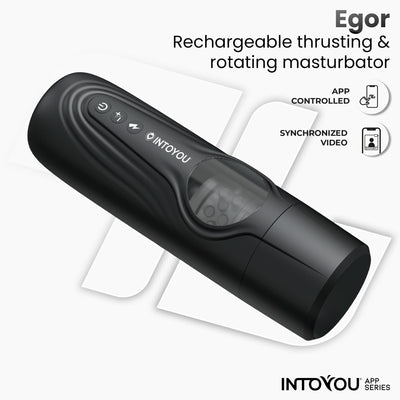 Série INTOYOU APP Egor Masturbateur masculin avec rotation et poussée via application