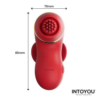 INTOYOU Beeny Estimulador con 4 Cabezales, Succión, Tapping, Tickling y Licking